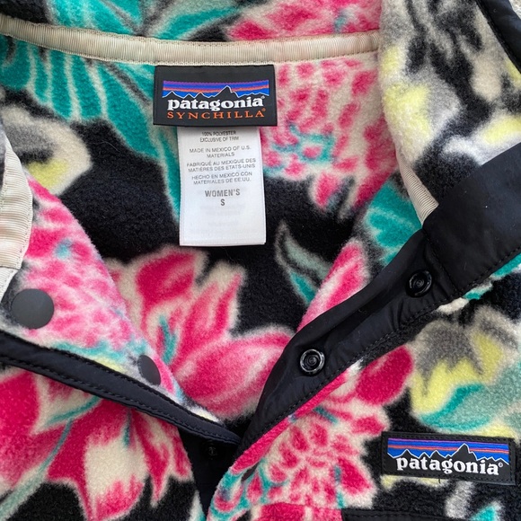 Patagonia Synchilla Fleece Pullover Tropical Print - Picture 4 of 5